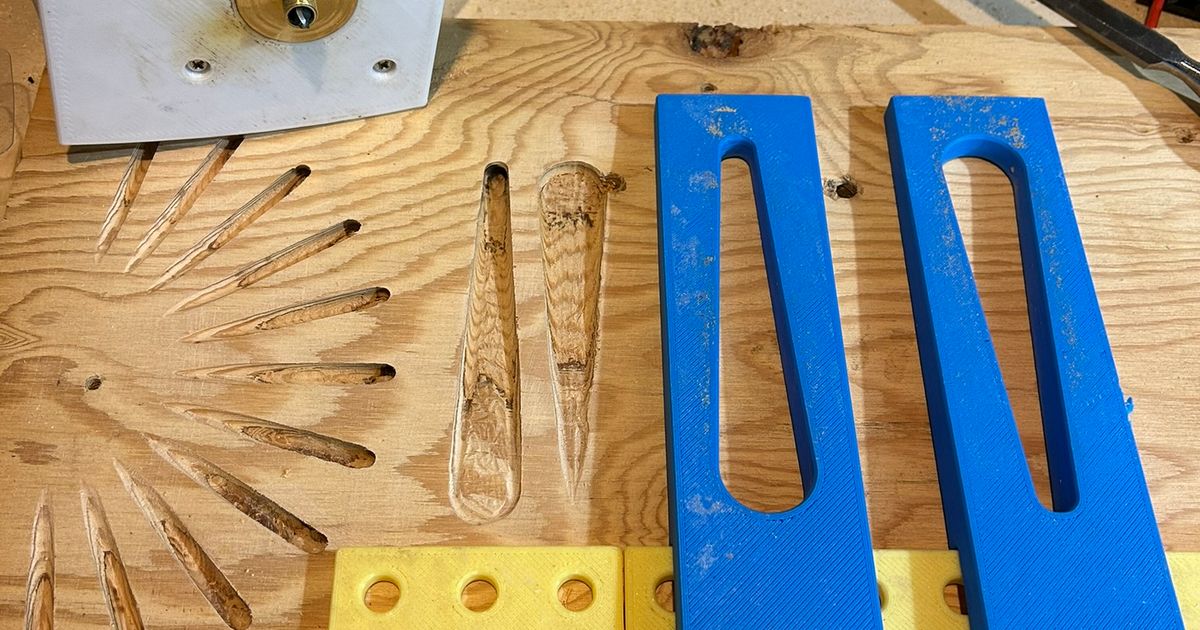 Linear Pattern Router Carving Jig by middleagedspread Download free