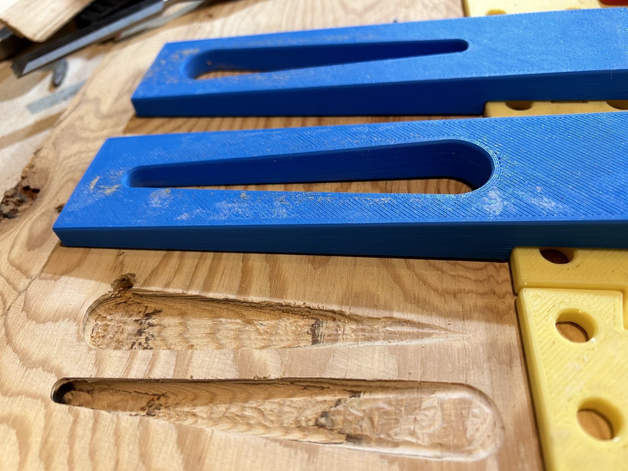 Linear Pattern Router Carving Jig by middleagedspread Download free