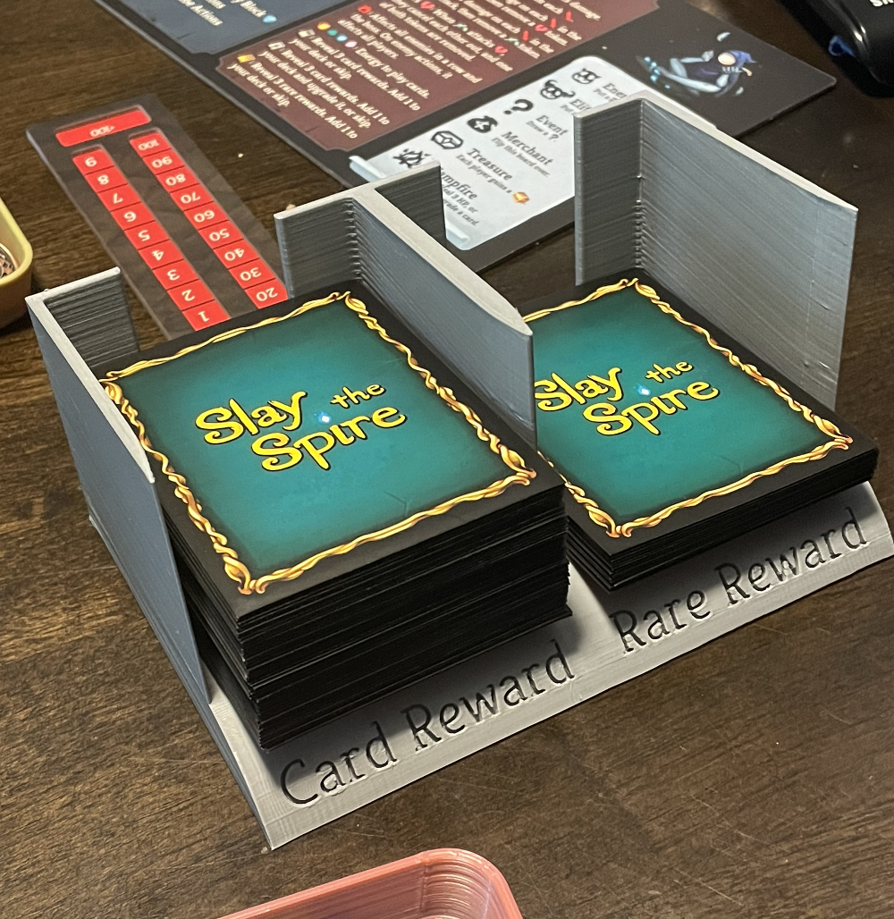 Slay the Spire: The Board Game Card Reward holder