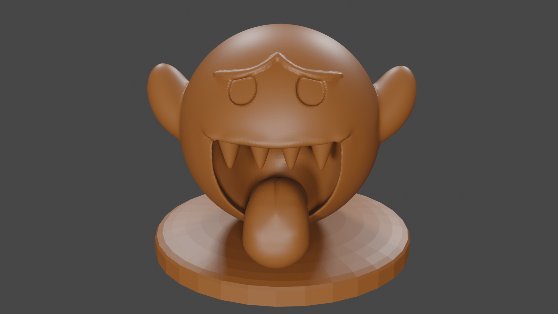 Mario inspired, Boo , Tabletop DnD miniature