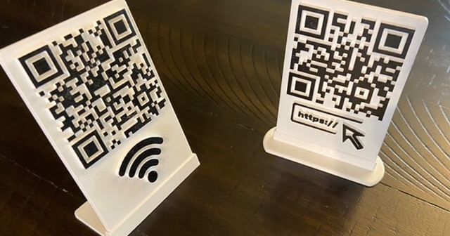 Easy One-Color Custom QR Code for Wifi, Check-In, Menu, Website by ...