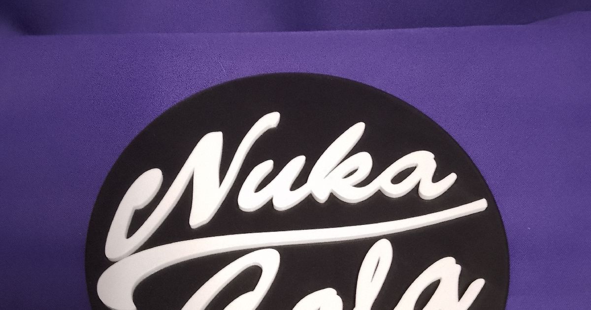 Nuka Cola Logo by LoboPretoDes | Download free STL model | Printables.com