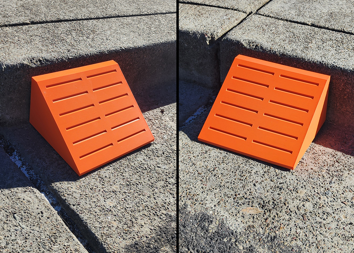 Vehicle Ramp for gutter/curb