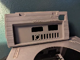 Gamecube back IO panel with Switch addon