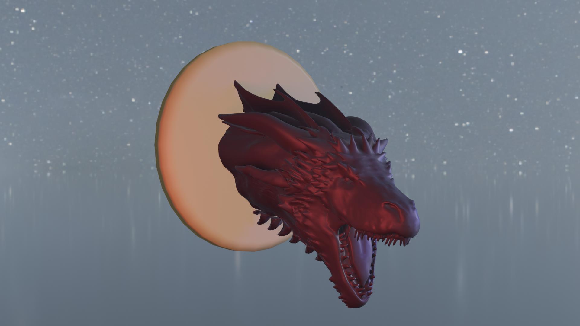 Dragon Bust Wall