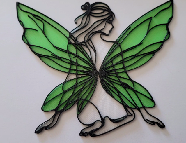 Fee | Fairy One Line Art - Multicolor