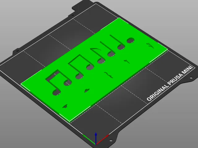 Template ruler - music
