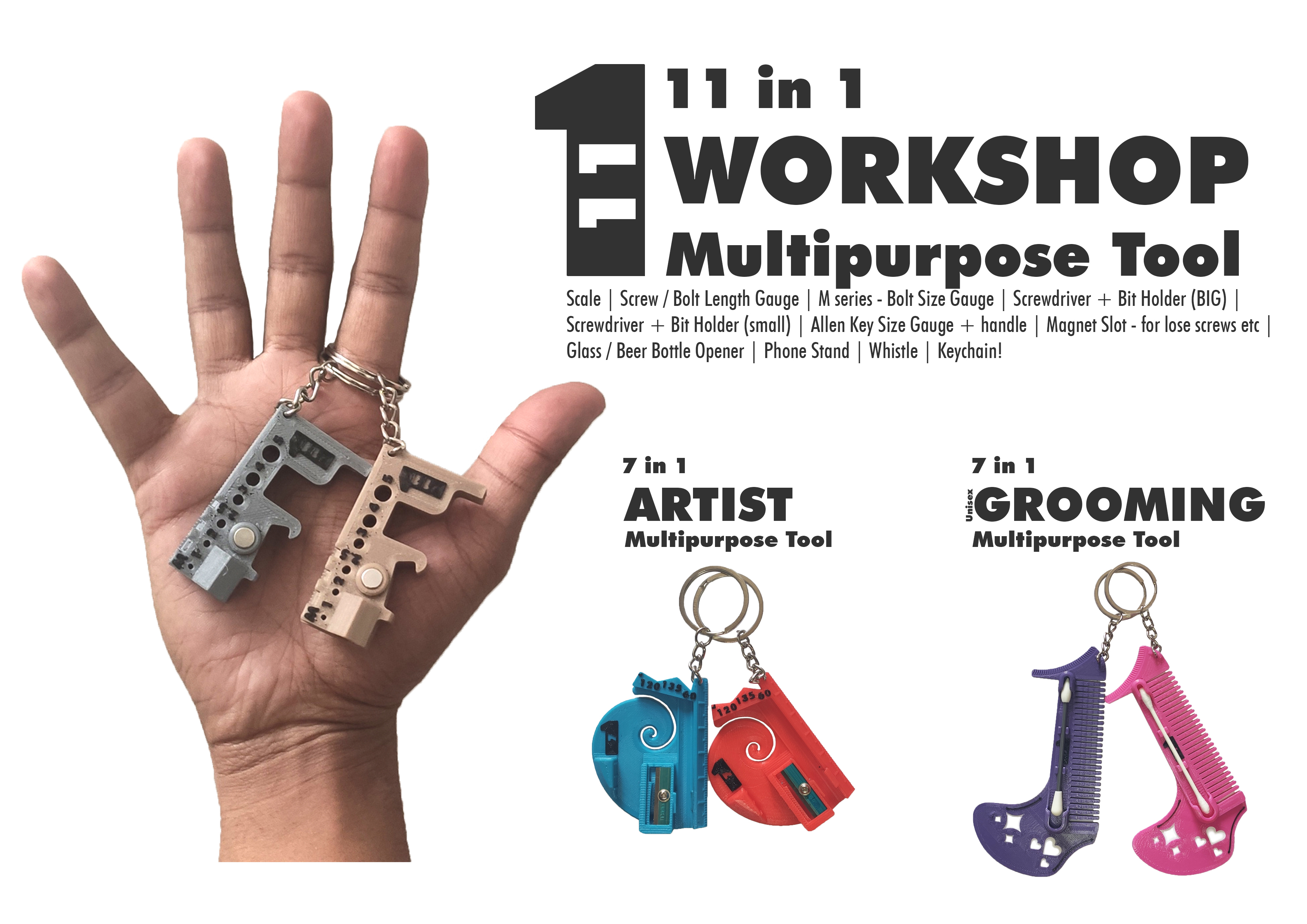 11 in 1 - Workshop Multipurpose Tool