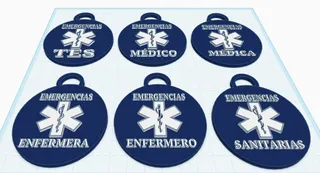 Llaveros emergencias sanitarias