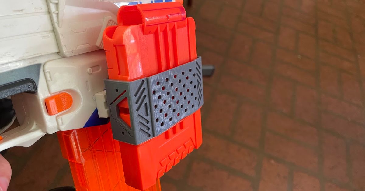 Nerf Mag Holder by Oliver Philbrick | Download free STL model ...