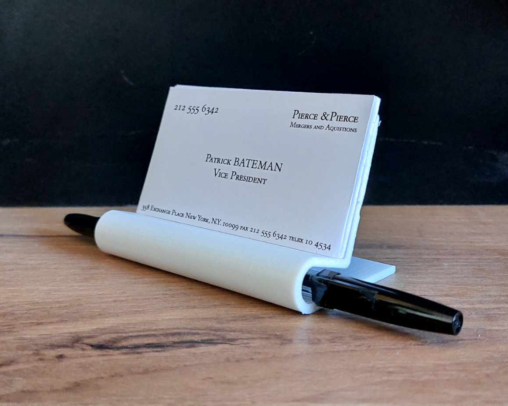 Versatile Business Card & Pen Holder
