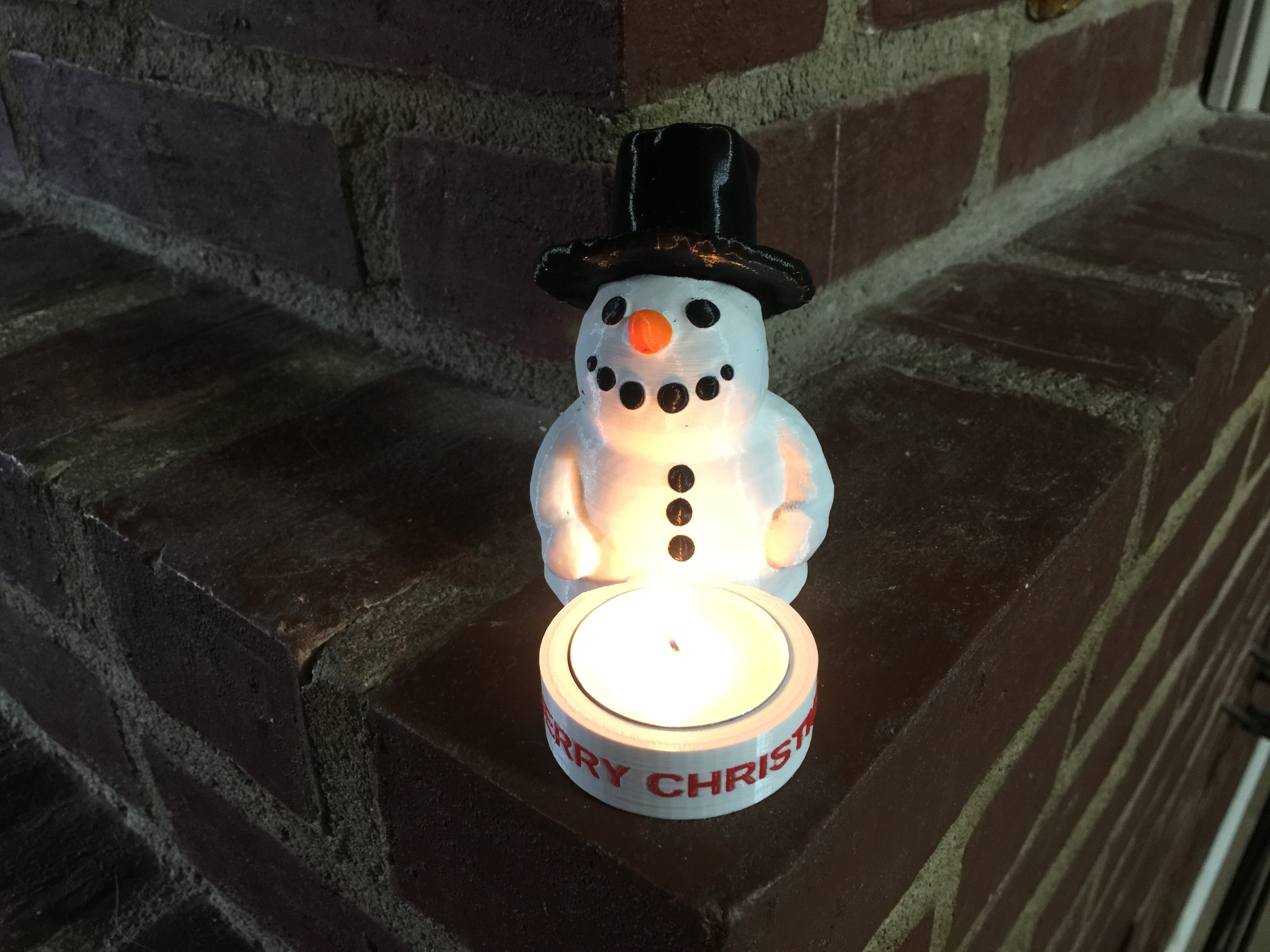 Snowman Tealight