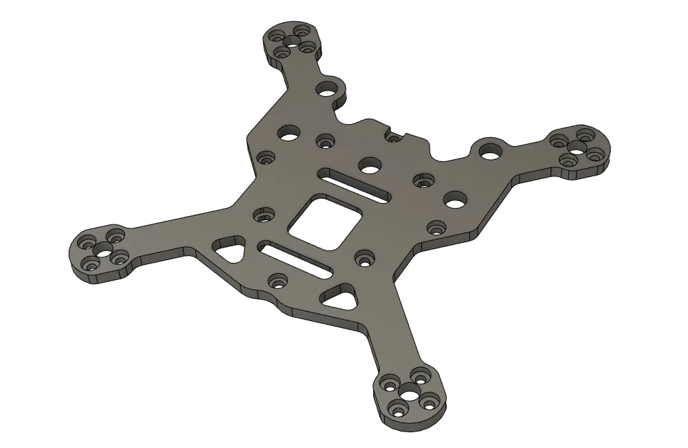 GEPRC Cinelog 25 frame main top plate by Alex Veden Download free STL model Printables