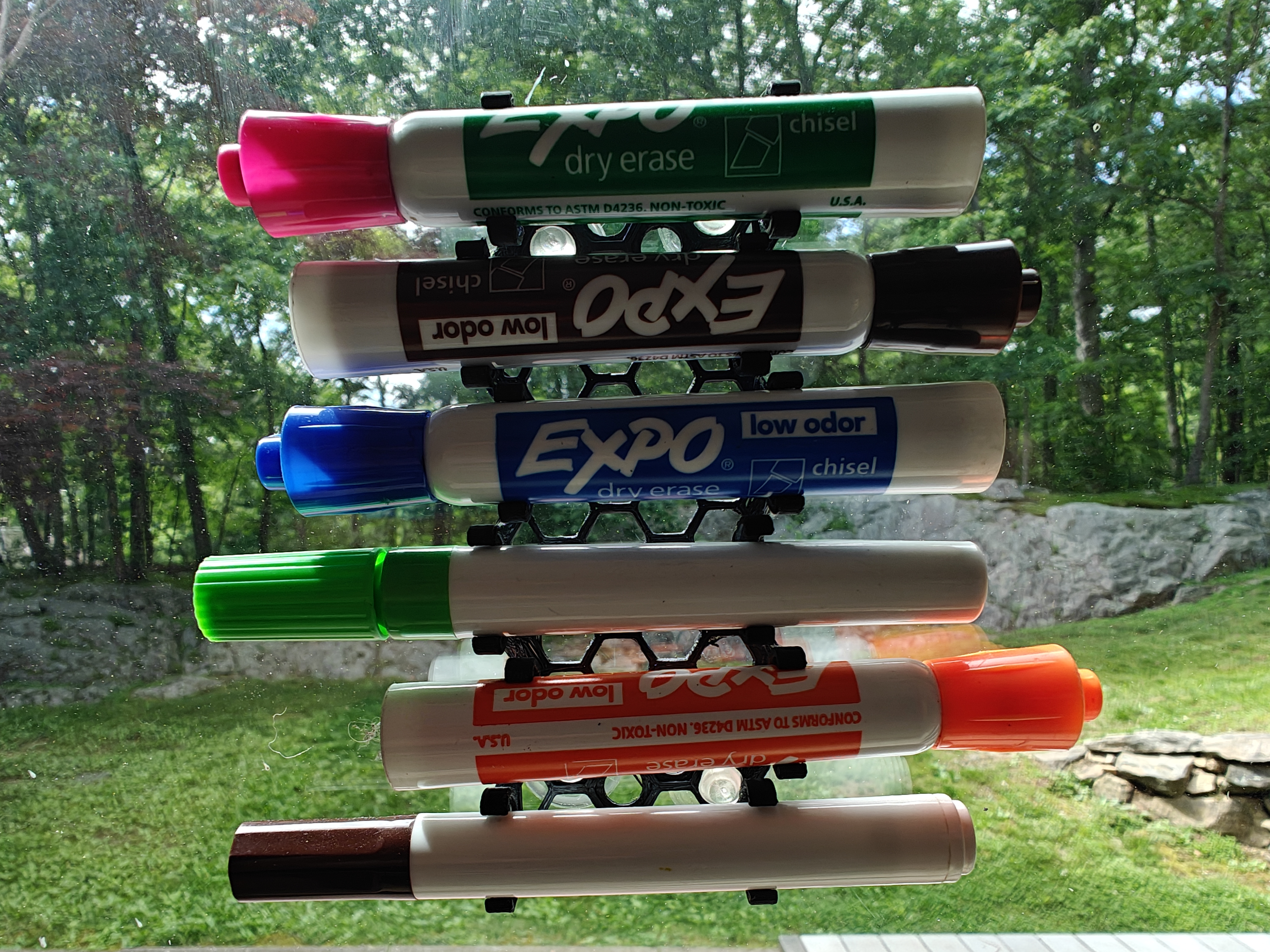 Dry Erase Marker Holder for whiteboards with suction cups