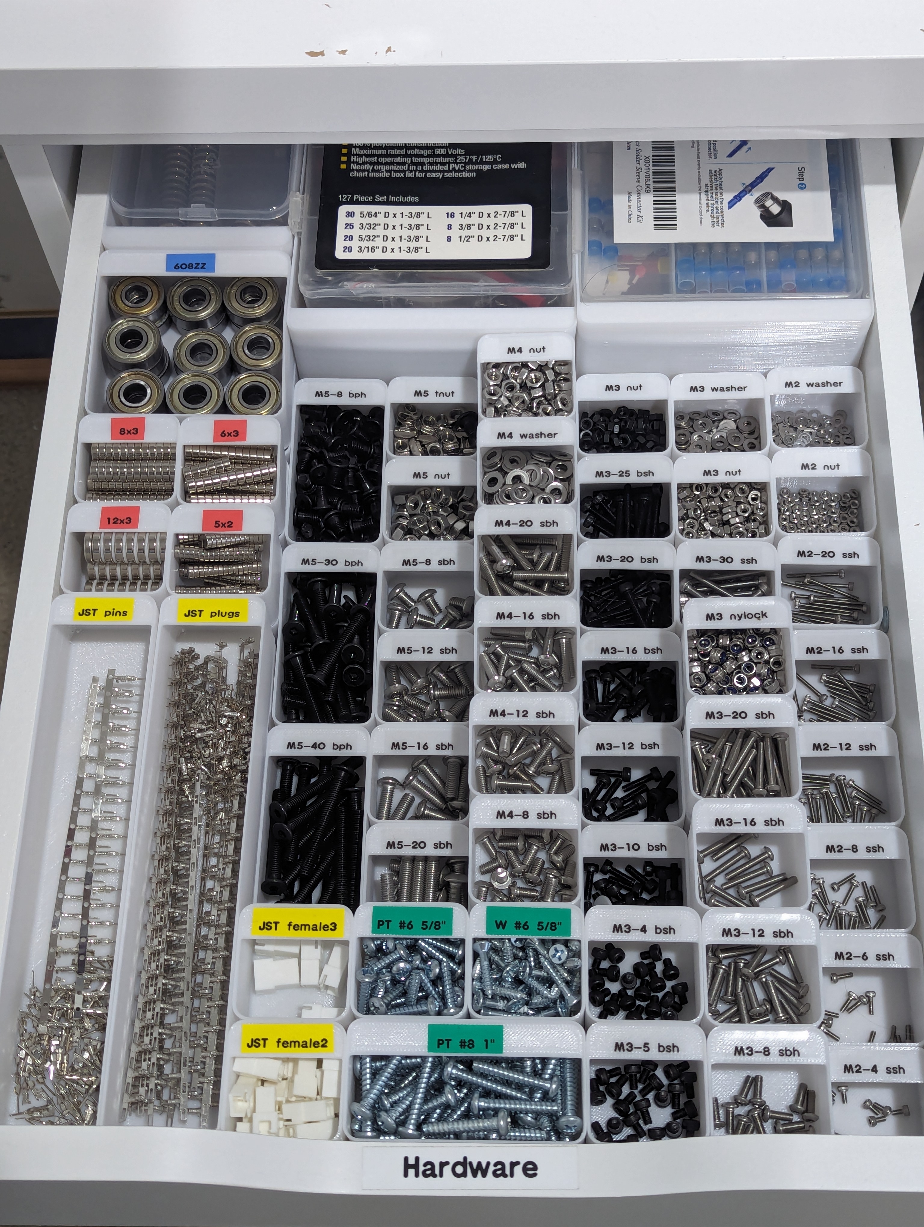 Ikea Alex Drawerganizers (drawer organizer boxes)