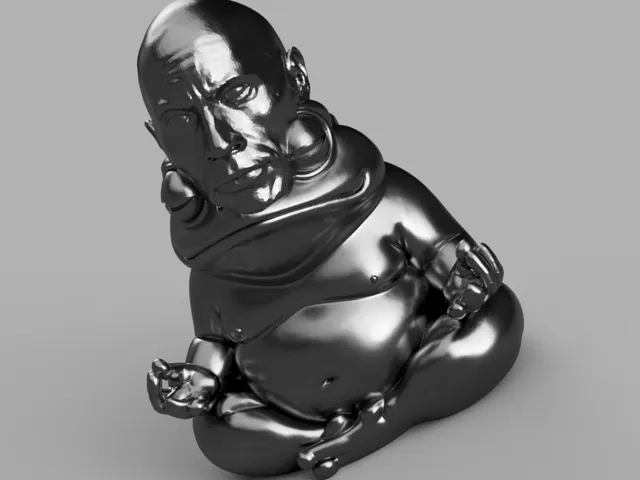 Chonky Zen Frog (The Rock Third Eye)
