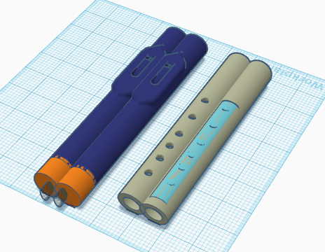 Drone Flute (fully 3d printed, working)