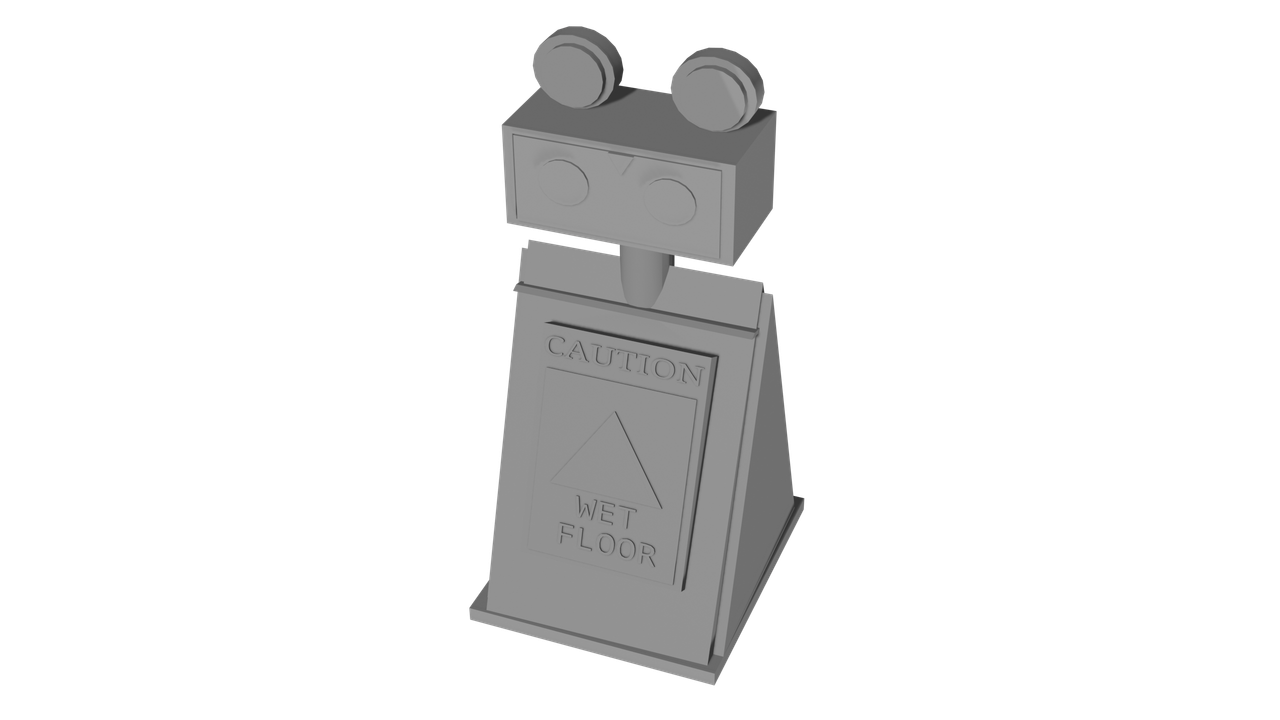 "Islak Zemin" Robot (Sadece Plastik Aparattır!!!)