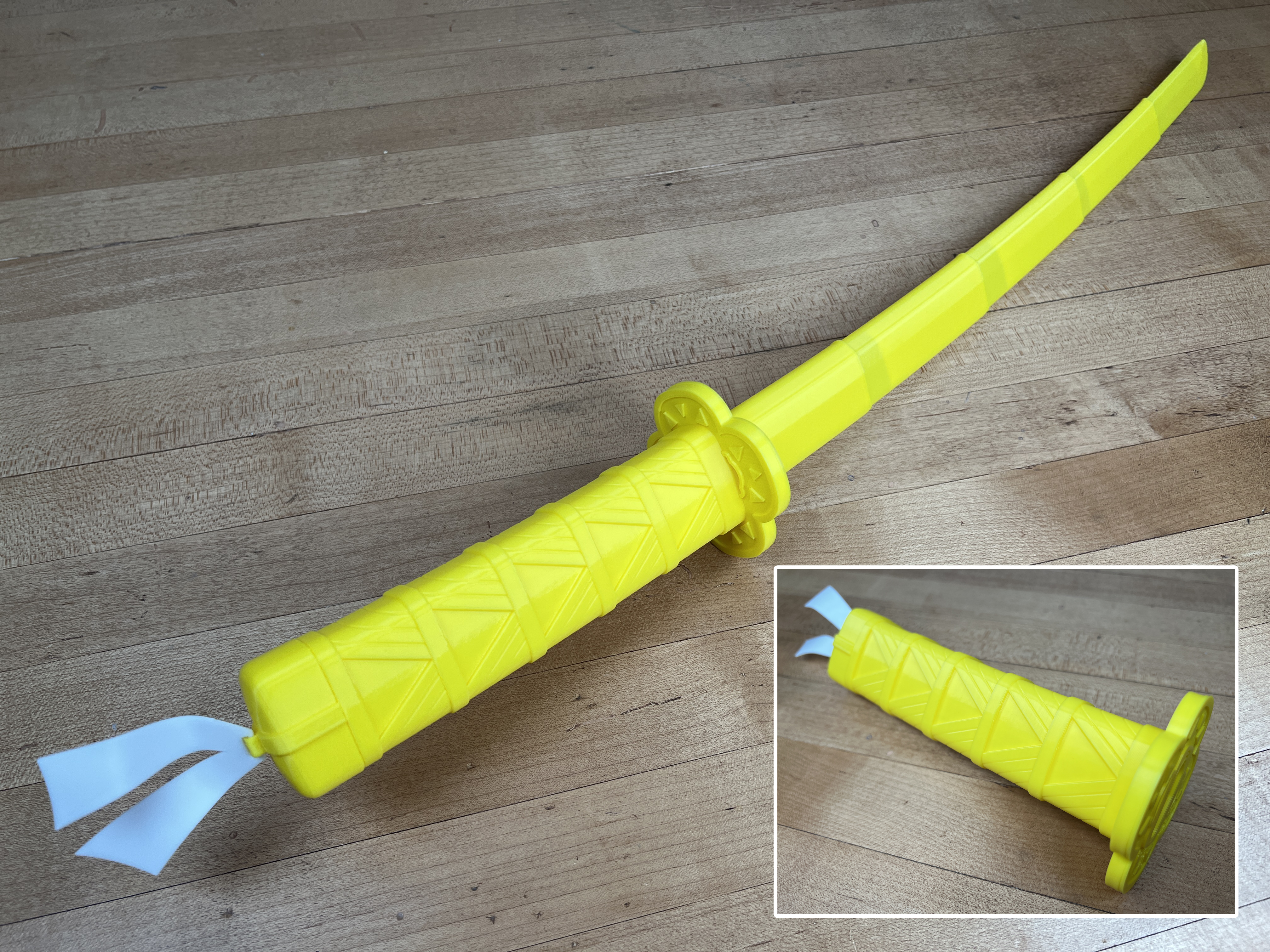 Zenitsu’s Print-in-Place Collapsing Katana