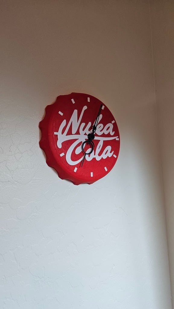 Nuka Cola Clock remix by ZR | Download free STL model | Printables.com