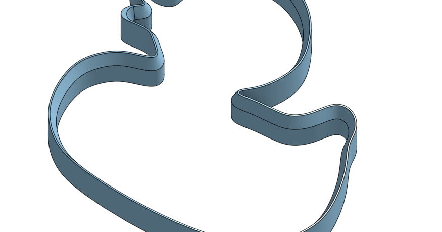 Duck Cookie Cutter by MaxTheSpy | Download free STL model | Printables.com