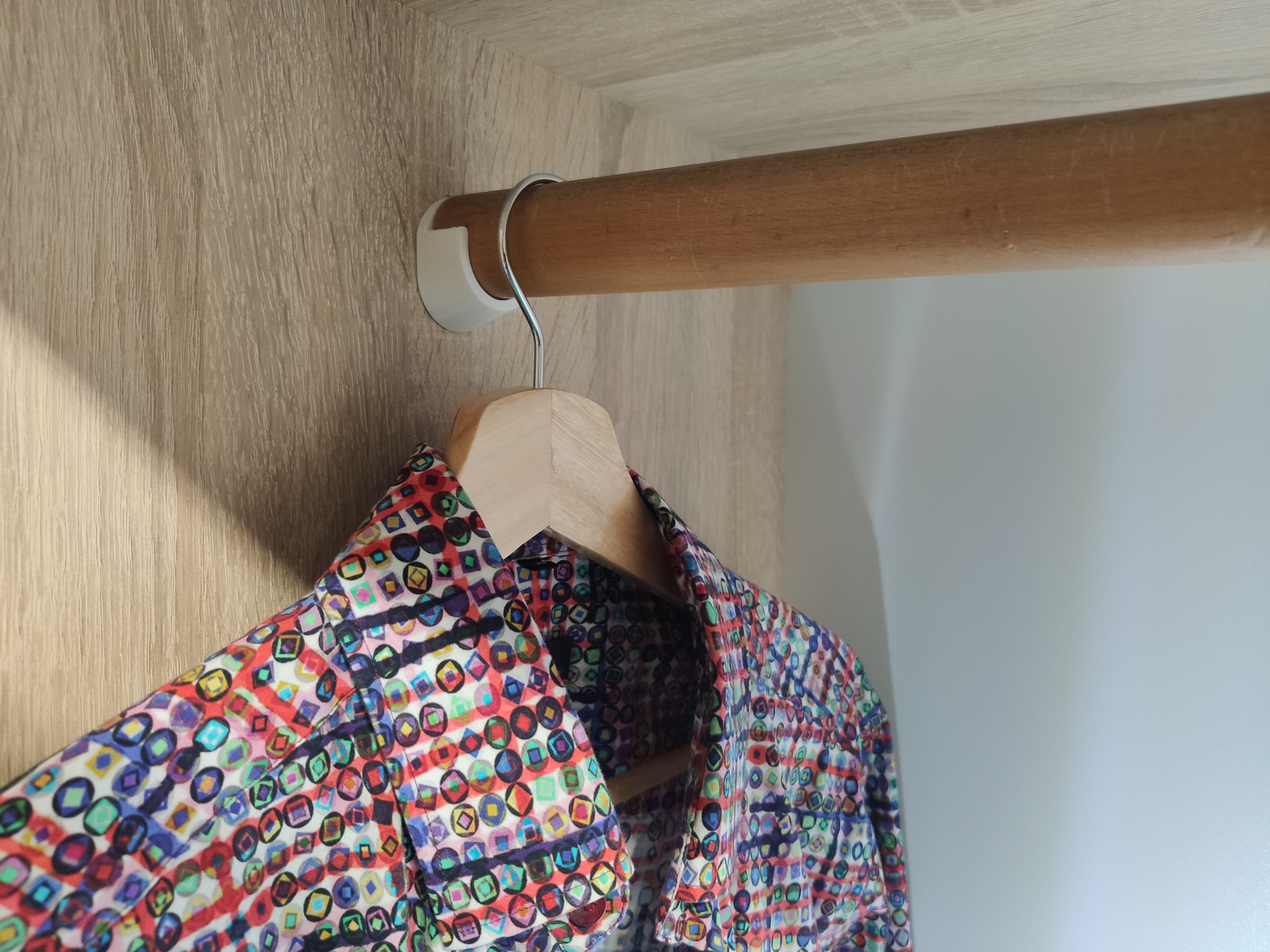 Miniatura 6 do modelo 3D Wardrobe rod holder