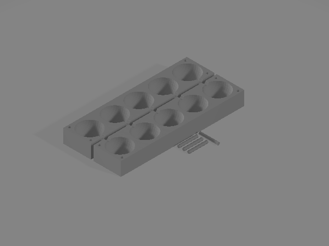 Paintball mold