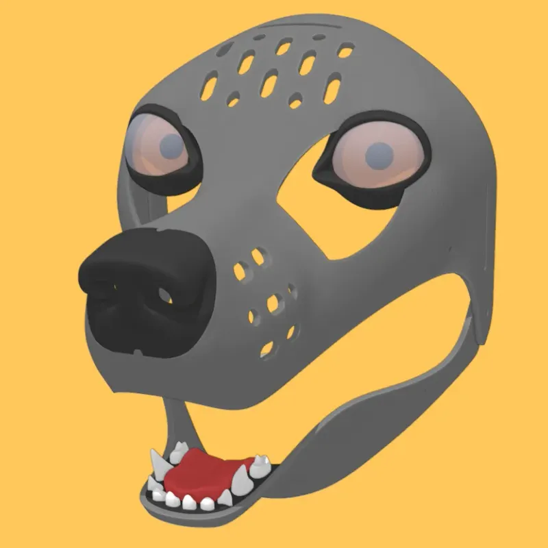 OpenFur: Canine Fursuit Head by Luccus