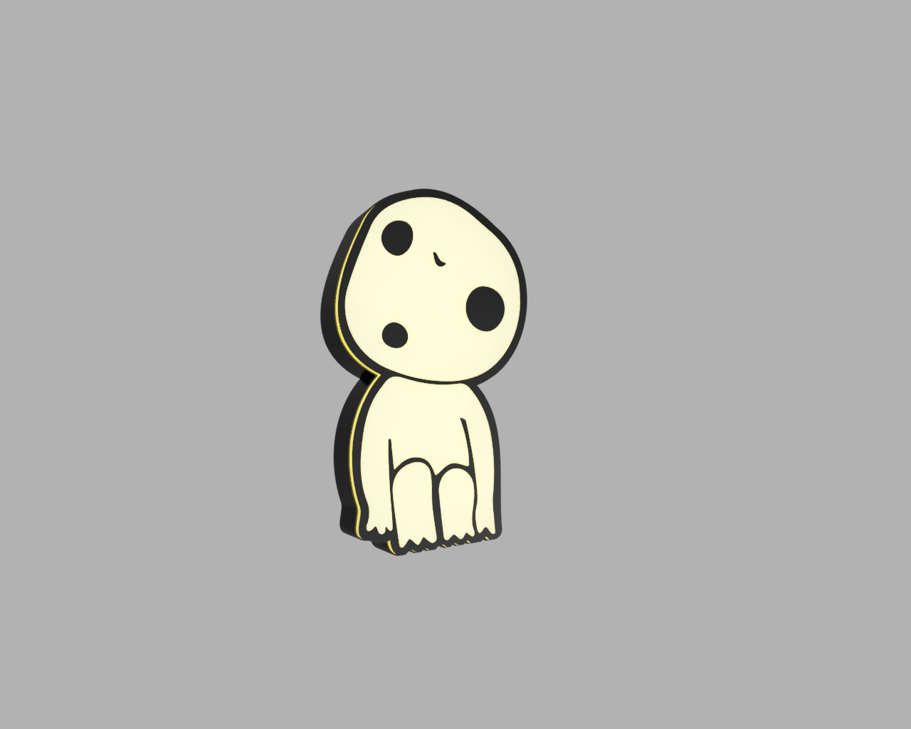 Sitted Kodama Lightbox by Valda3D | Printables Store
