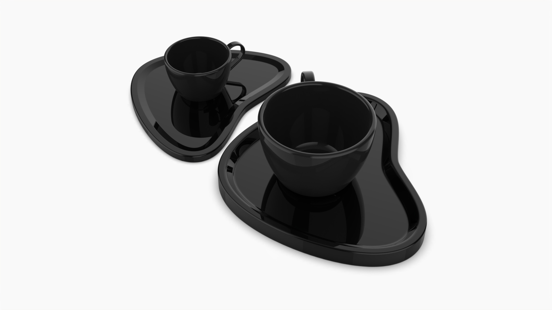 Mom and Me Cup and Saucers Design for Mother's Day Gift by Robototec ...