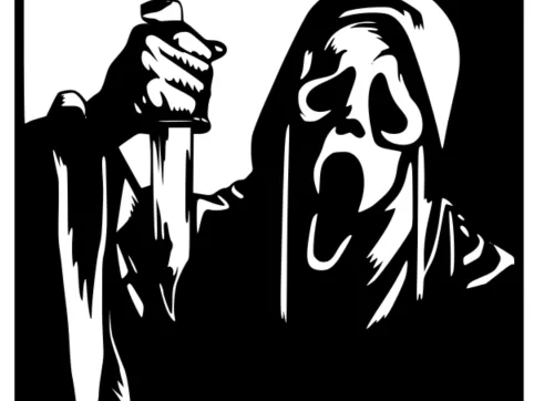Scream Ghost Wall Art