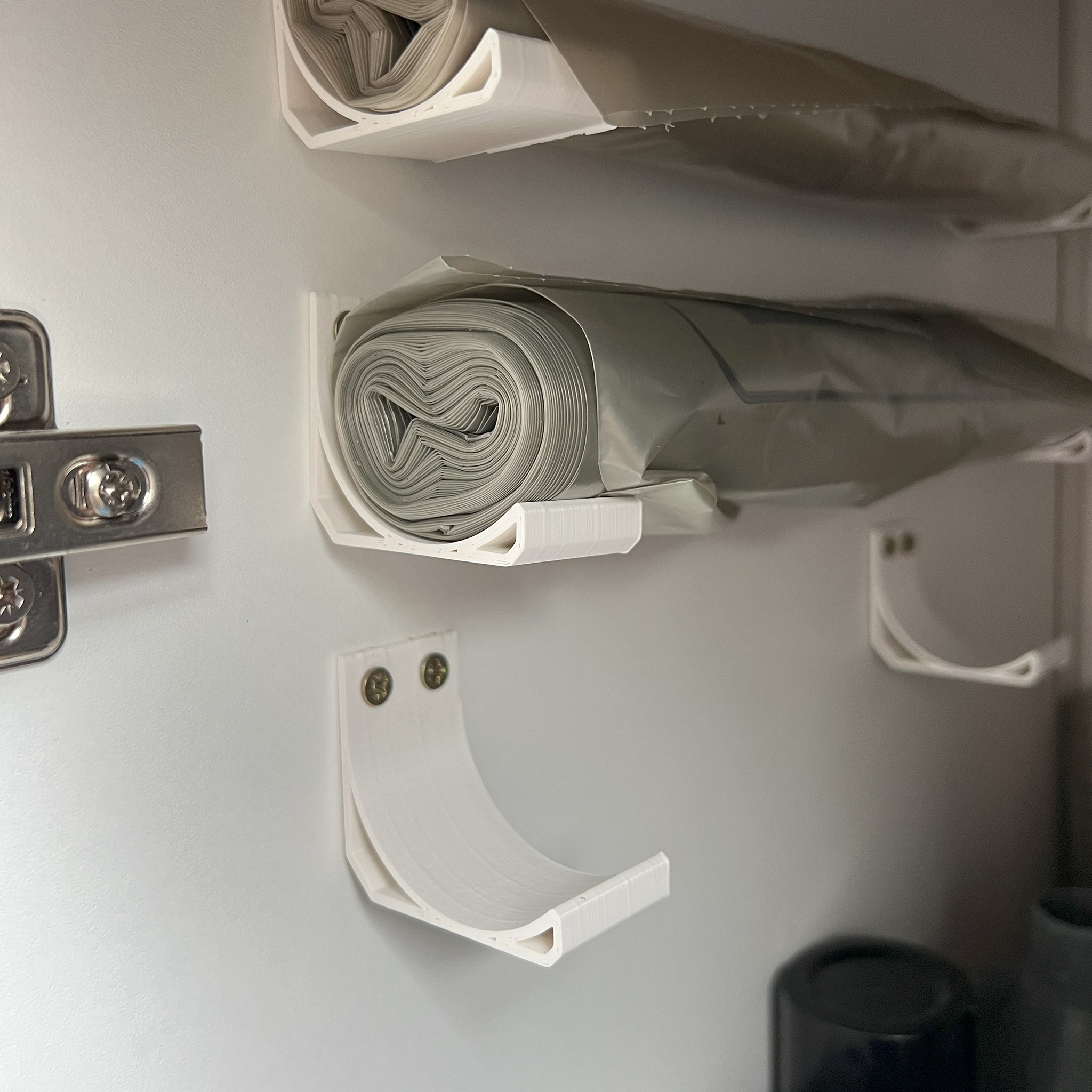 Trash bag roll holder Wandhalterung für Müllsackrollen