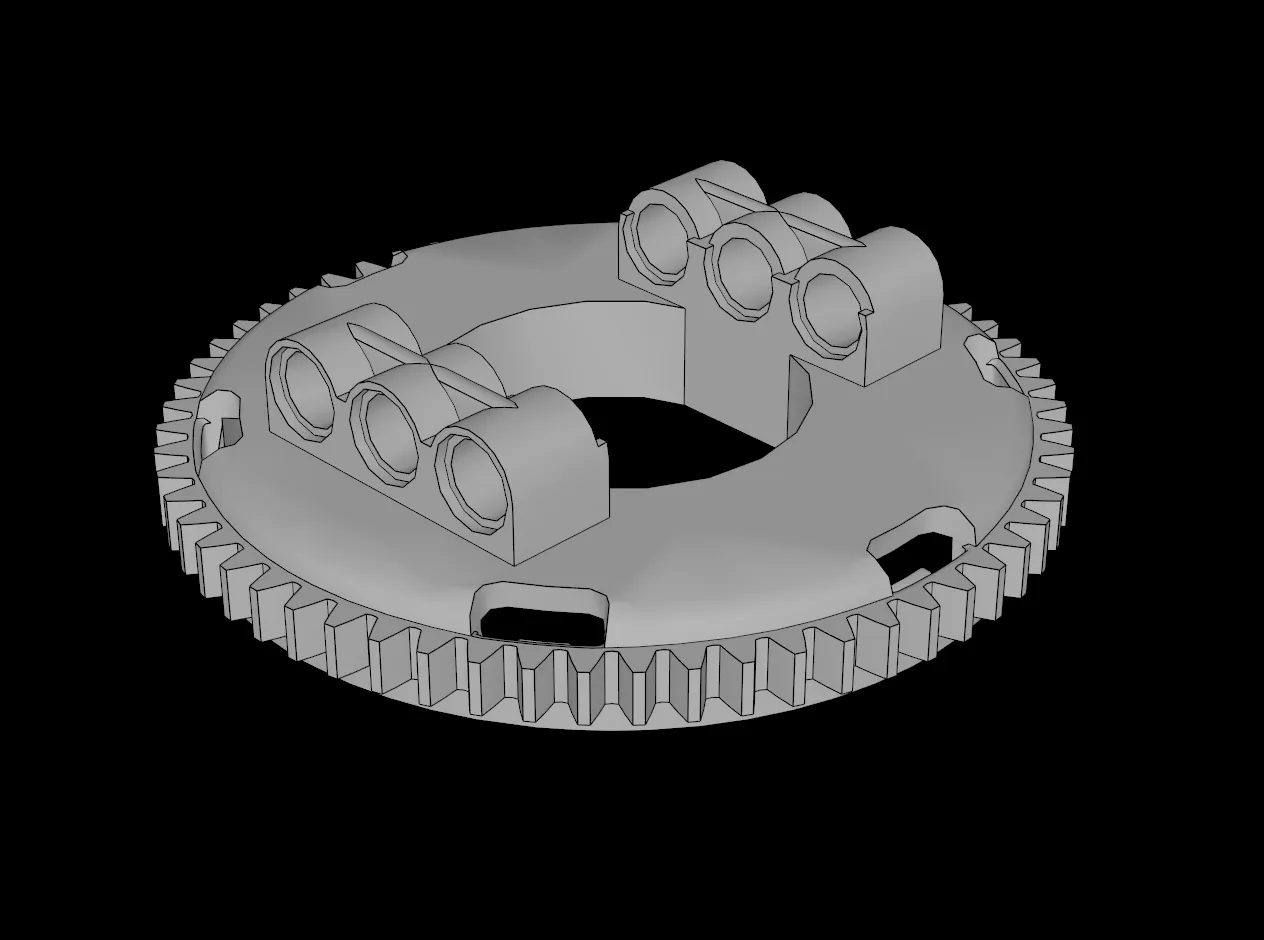 Lego Compatible (88738.dat) Technic Turntable Large Type 4 Top, 60