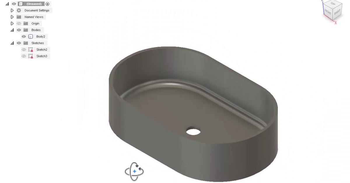 oval basin by Abanob Anwar | Download free STL model | Printables.com