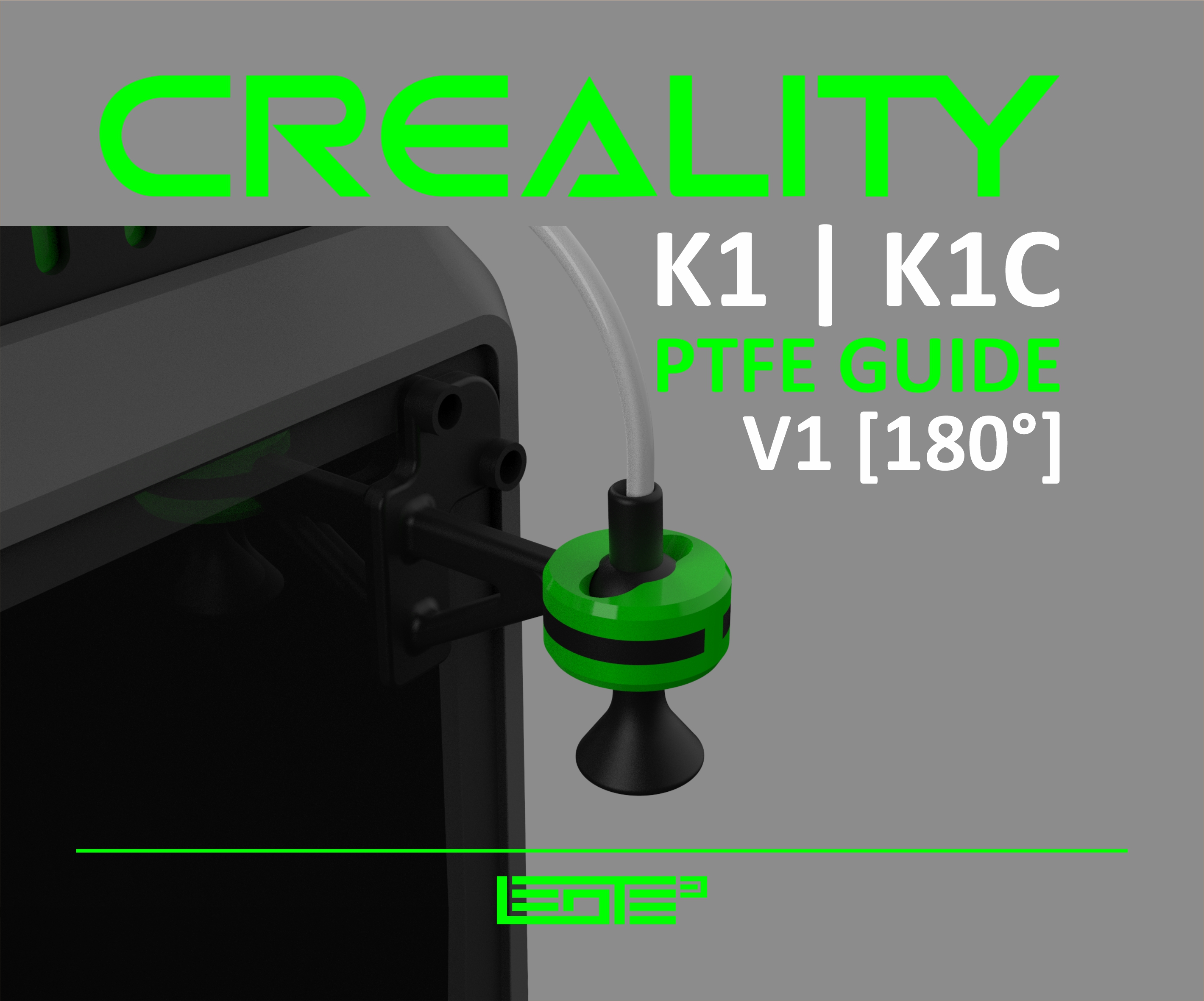 CREALITY K1 | K1C | K1SE - 180 PTFE TUBE GUIDE
