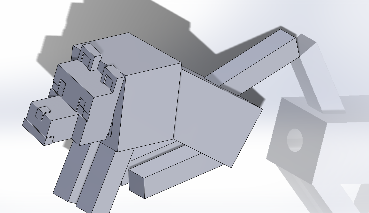 Minecraft Dog por Landgren Anderson | Descargar modelo STL gratuito ...