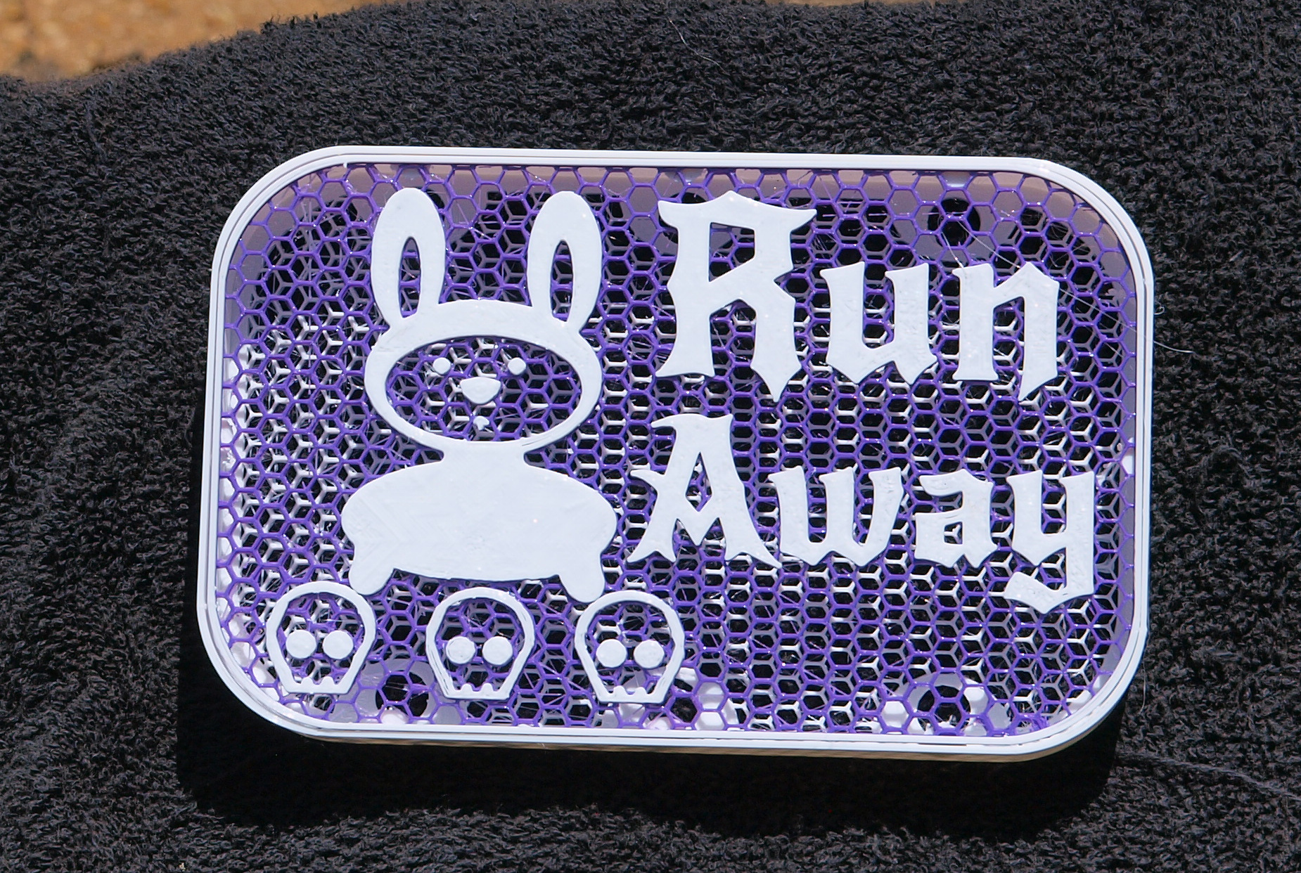 Monty python run away sign by h2odragon download free stl model