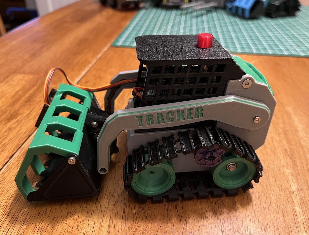 Tracker SkidSteer: Tank Track version evolution