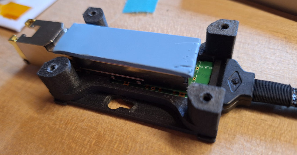 Passive SFP+ Module Cooler by kwinsch | Download free STL model ...