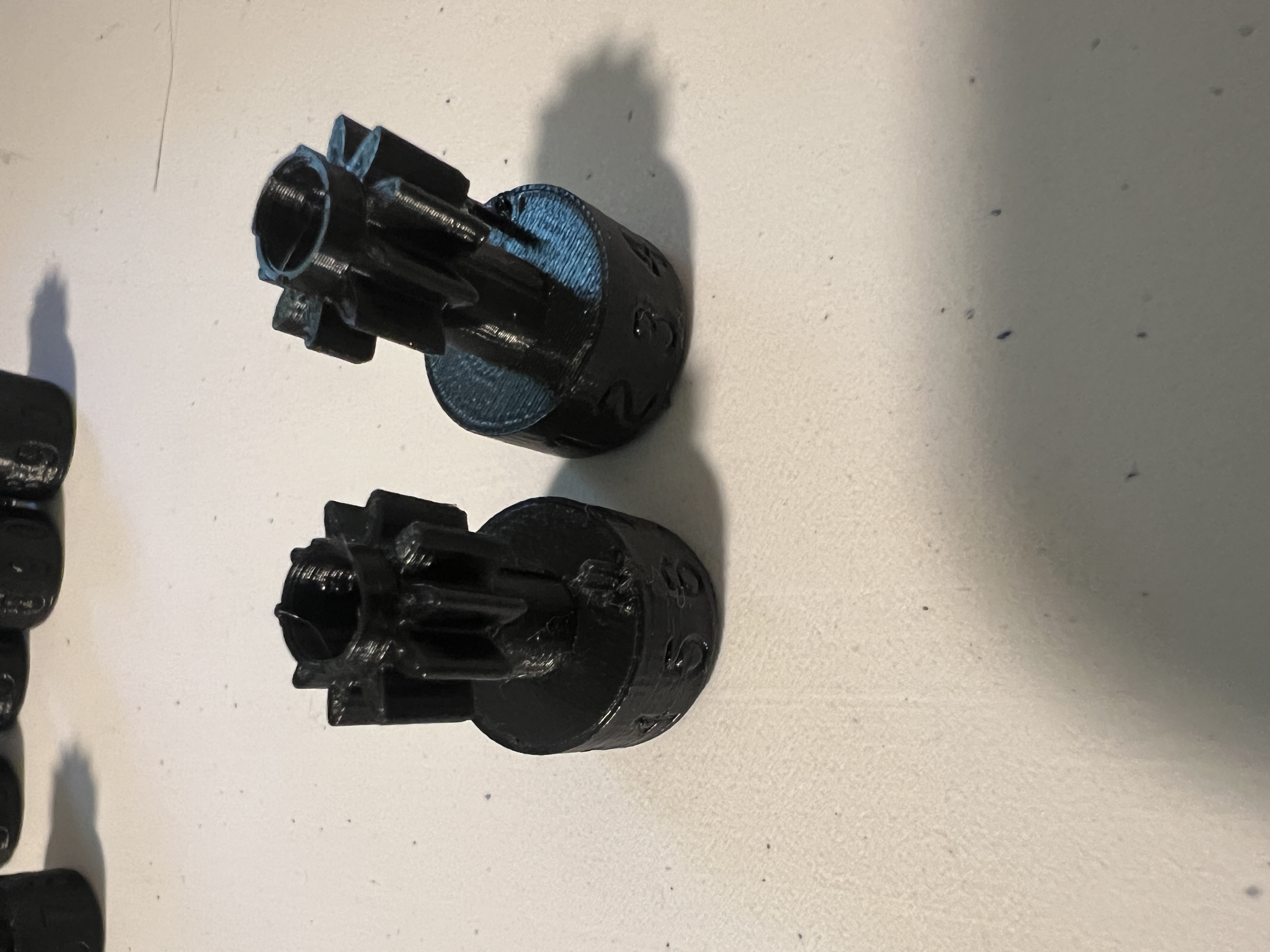 3:1 Curta Debossed Results Dials 10045 With Pins