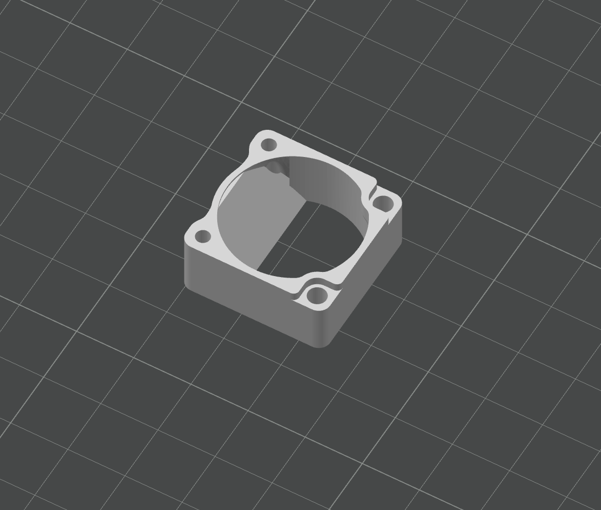 Heatsink Fan Duct for Bambu Lab P1S (Remix)