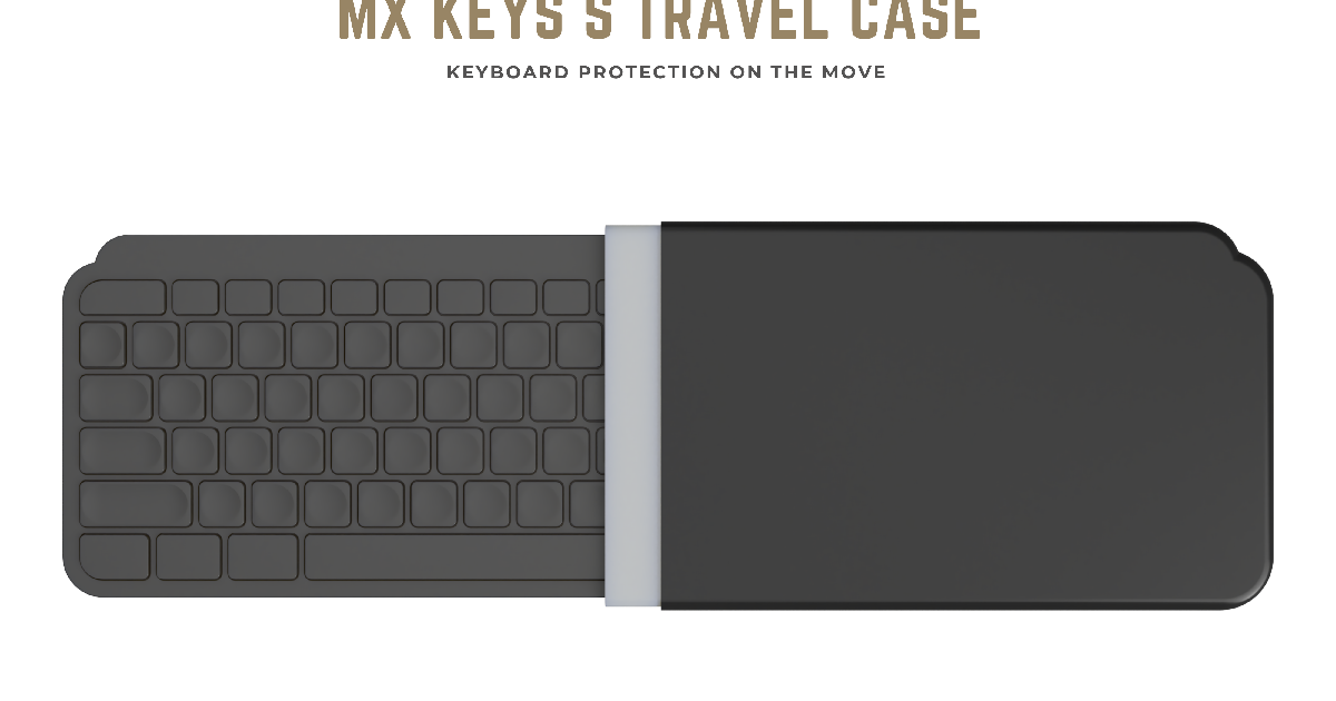 MX Keys S Travel Case by dam.makes | Download free STL model ...