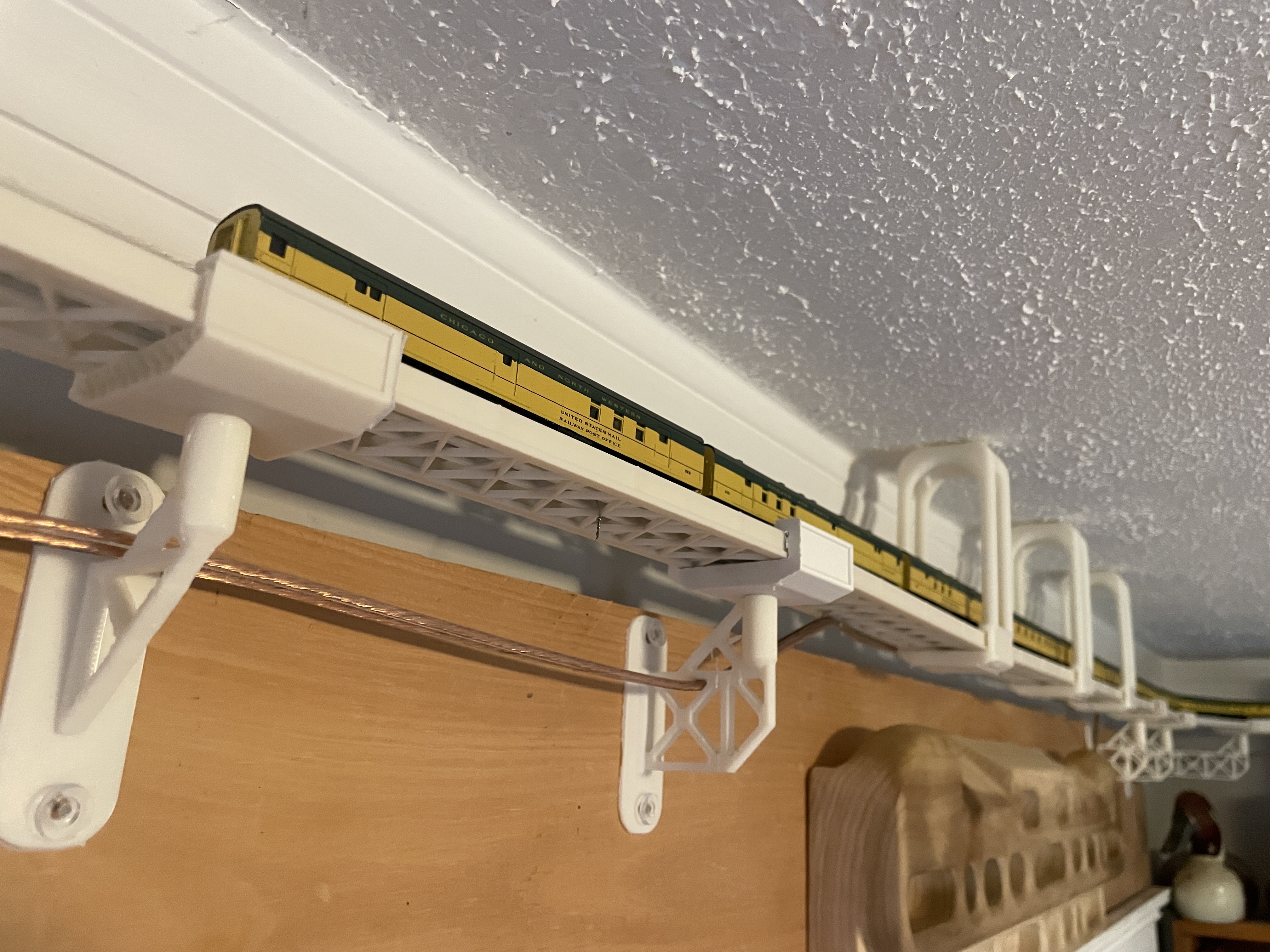 Model Train Shelf Trestle