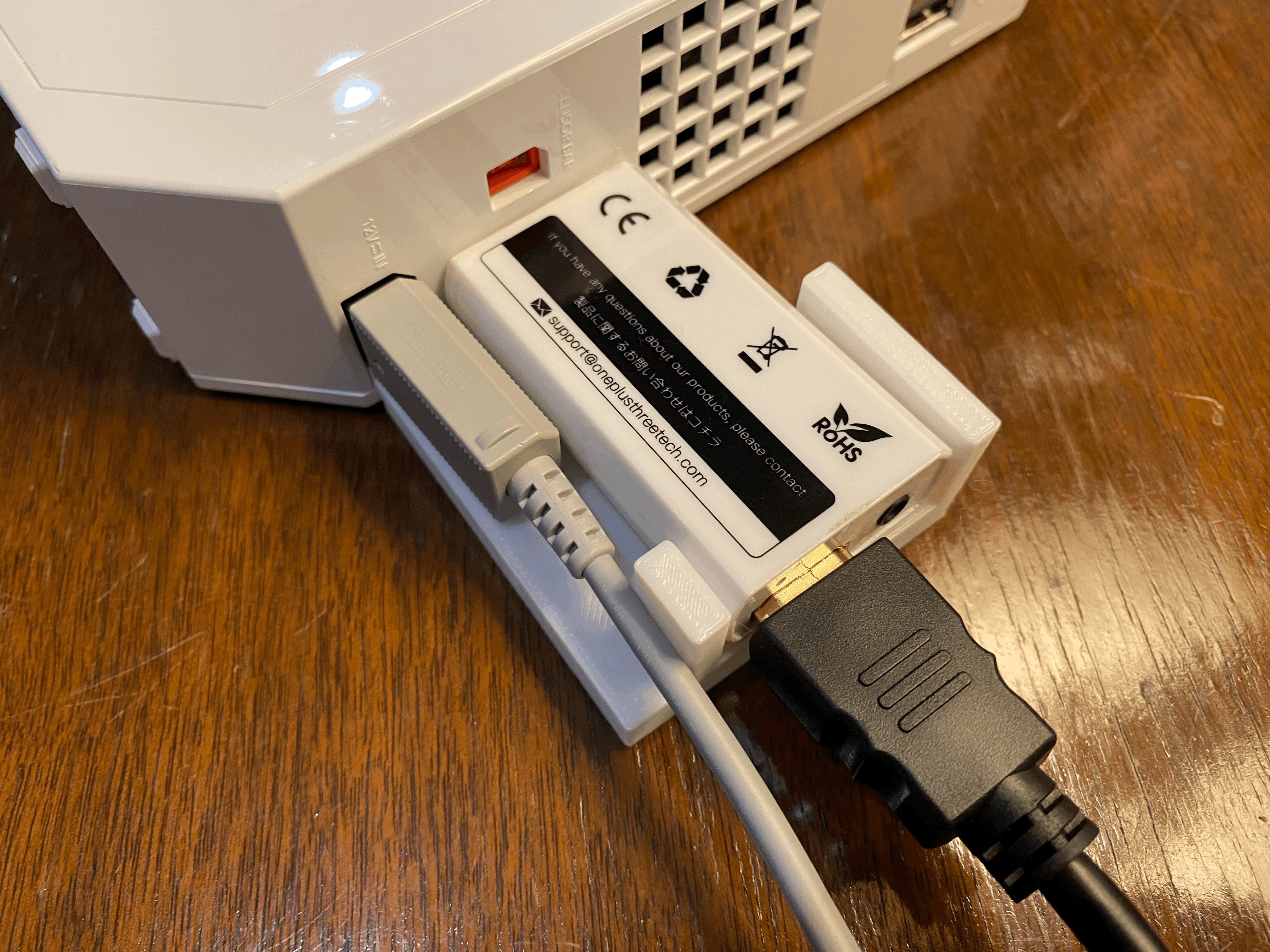 Wii HDMI Adapter stand