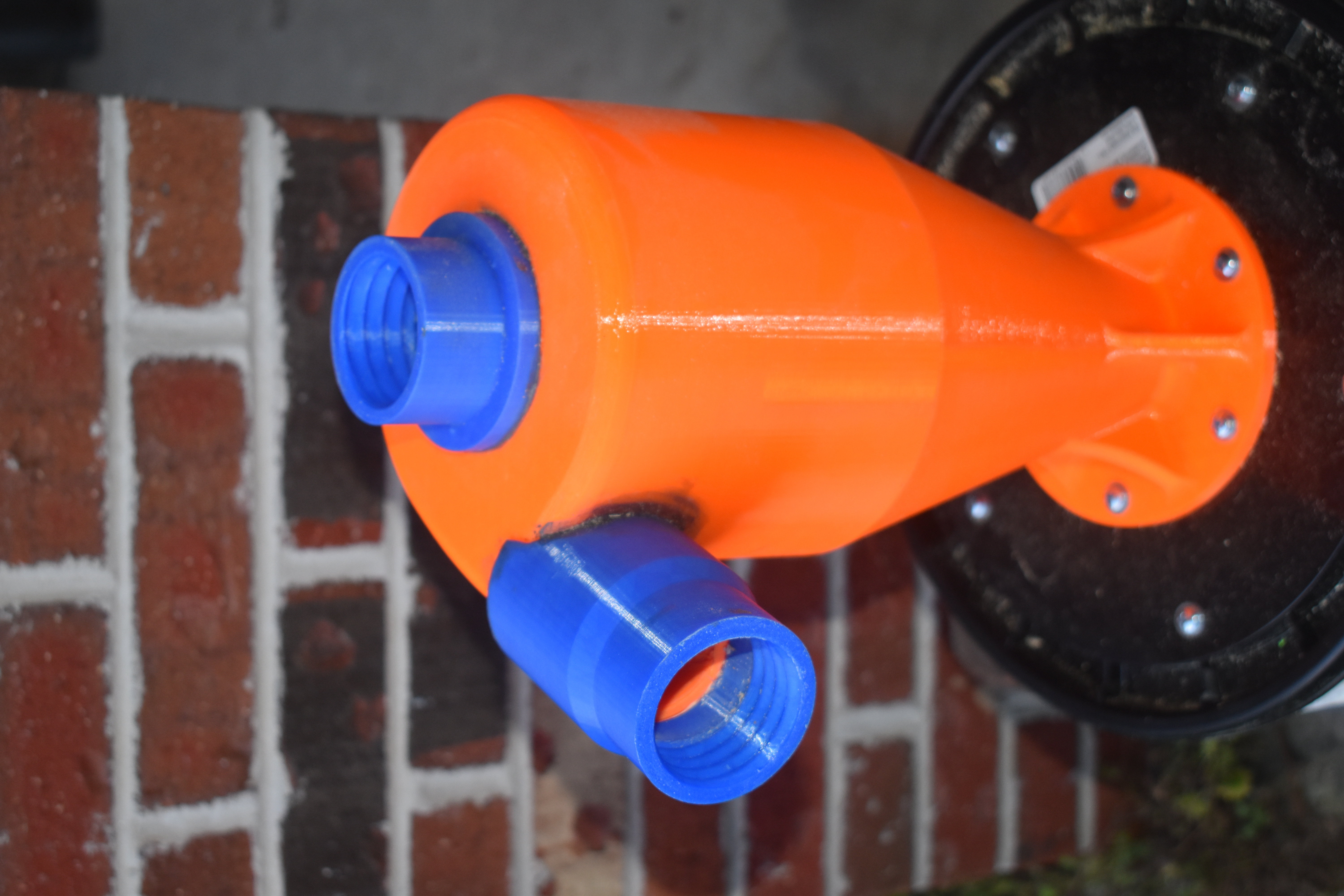 Camlock Inlet/Outlet for Cyclone Separator 3D model thumbnail
