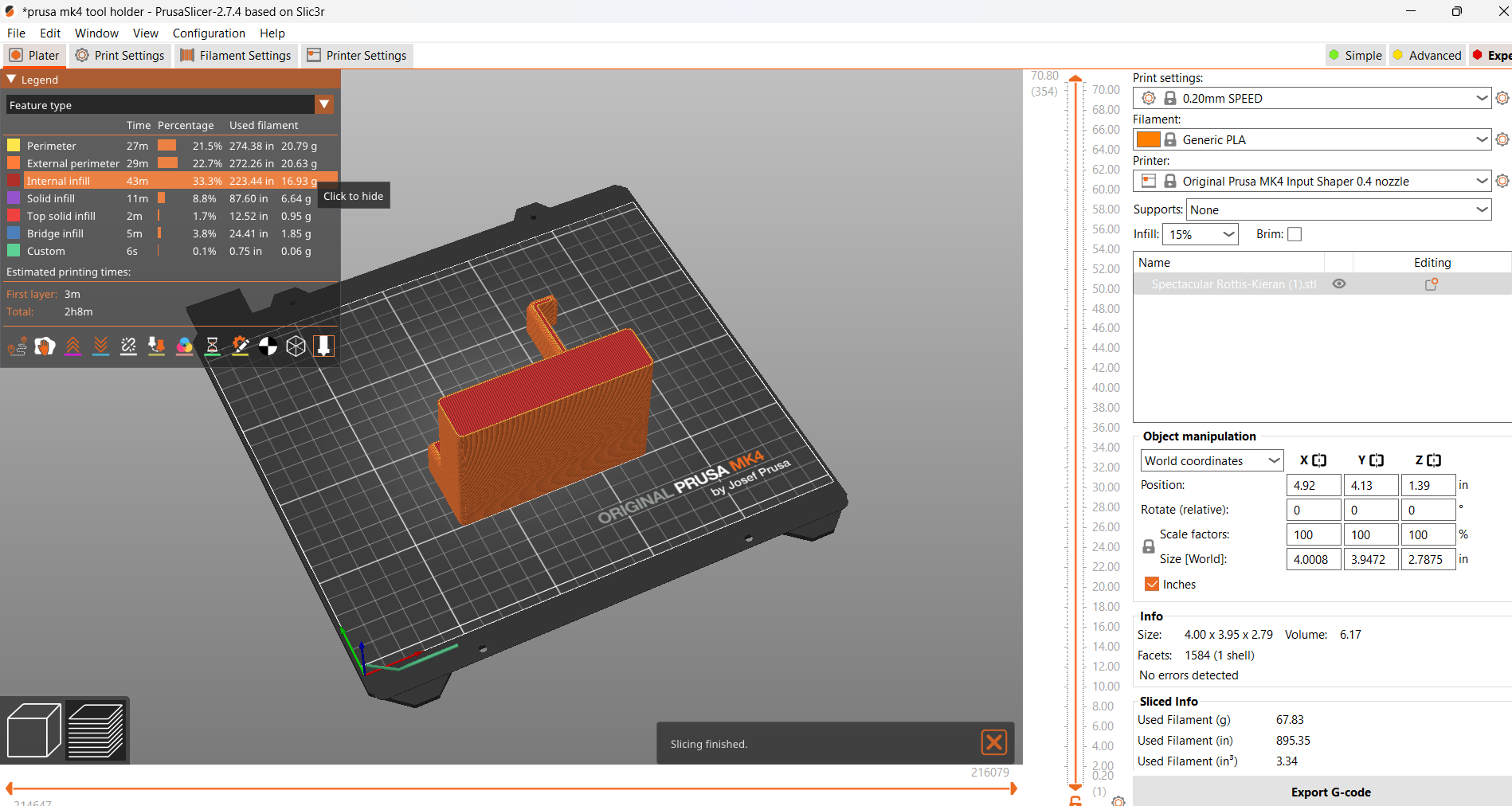 MK3 and MK4 Toolholder by TADA 3D Printing | Download free STL model ...