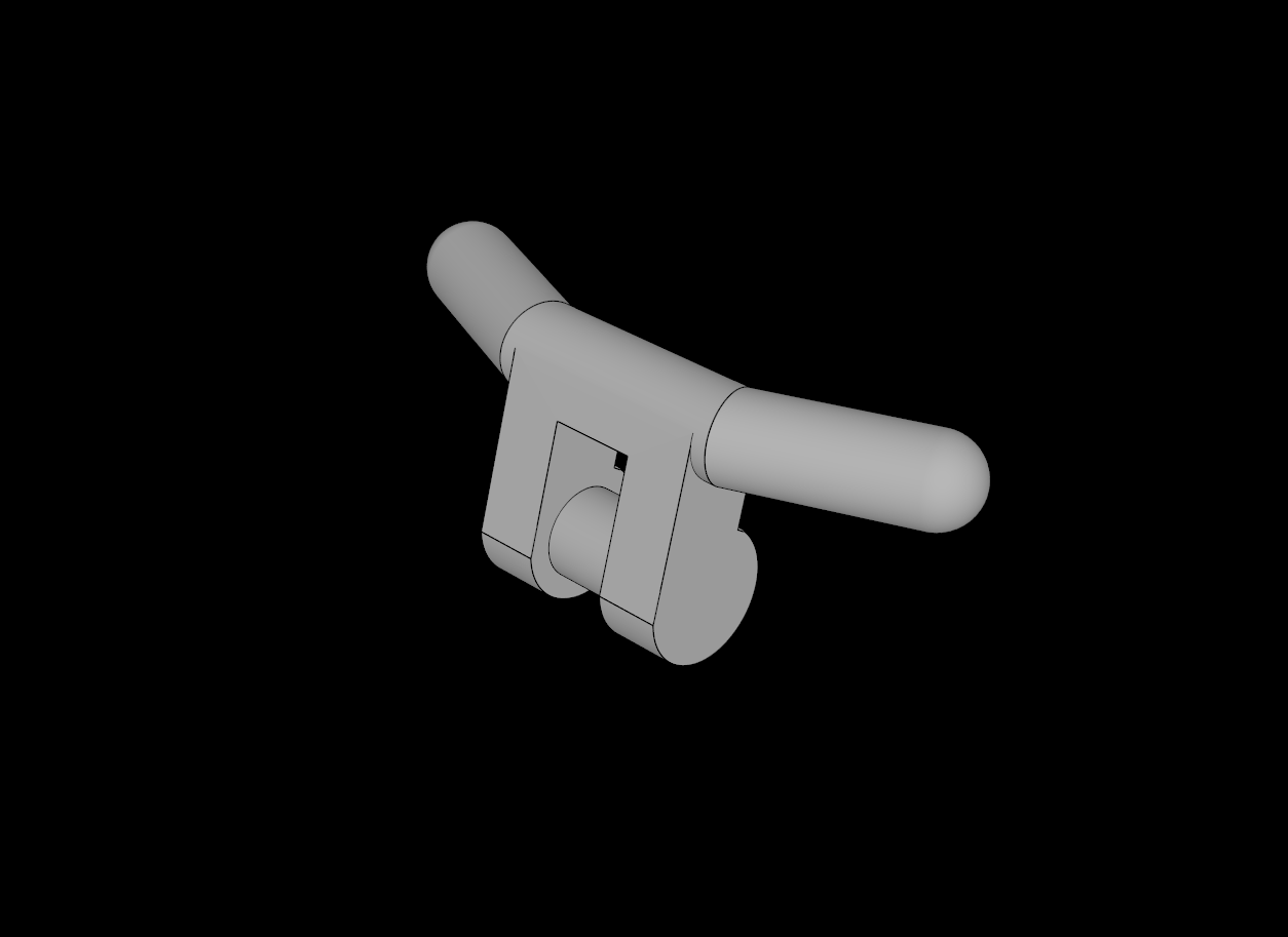 Lego Compatible (30031.dat) Minifig Handlebars