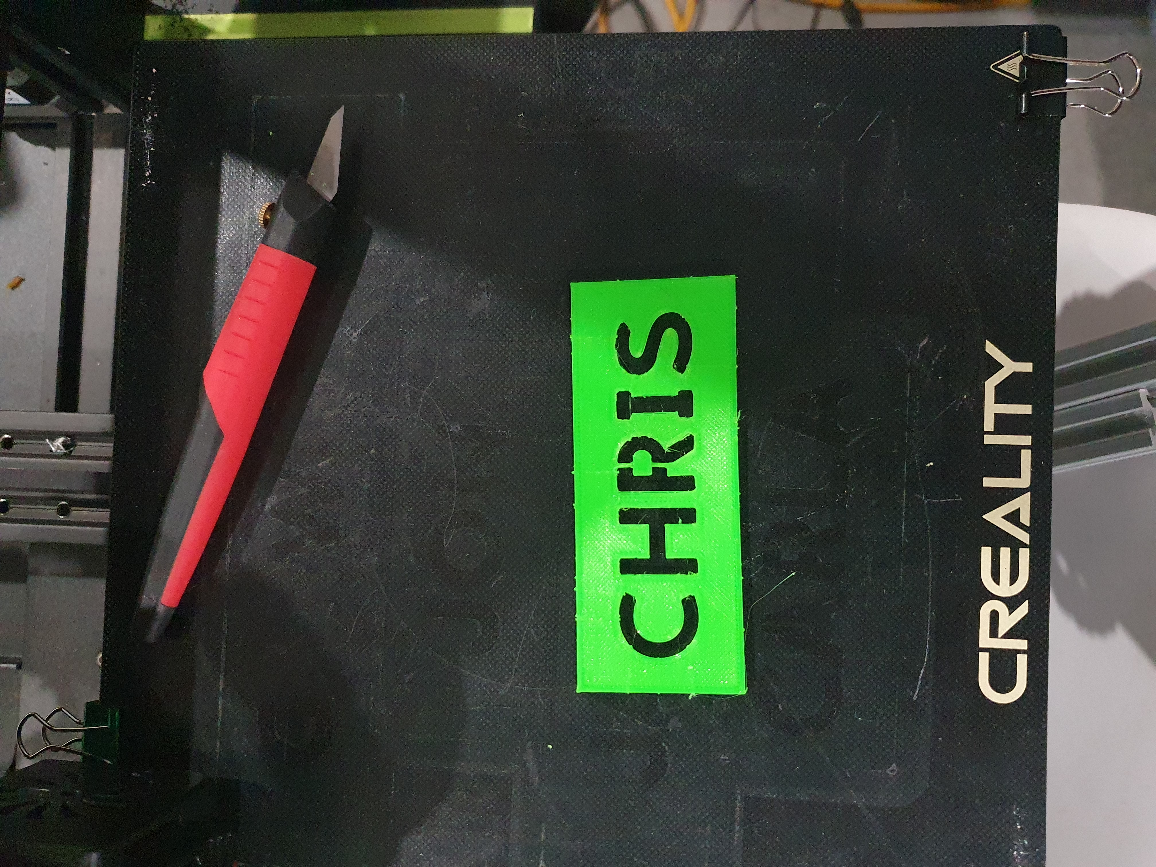 name stencil: Chris