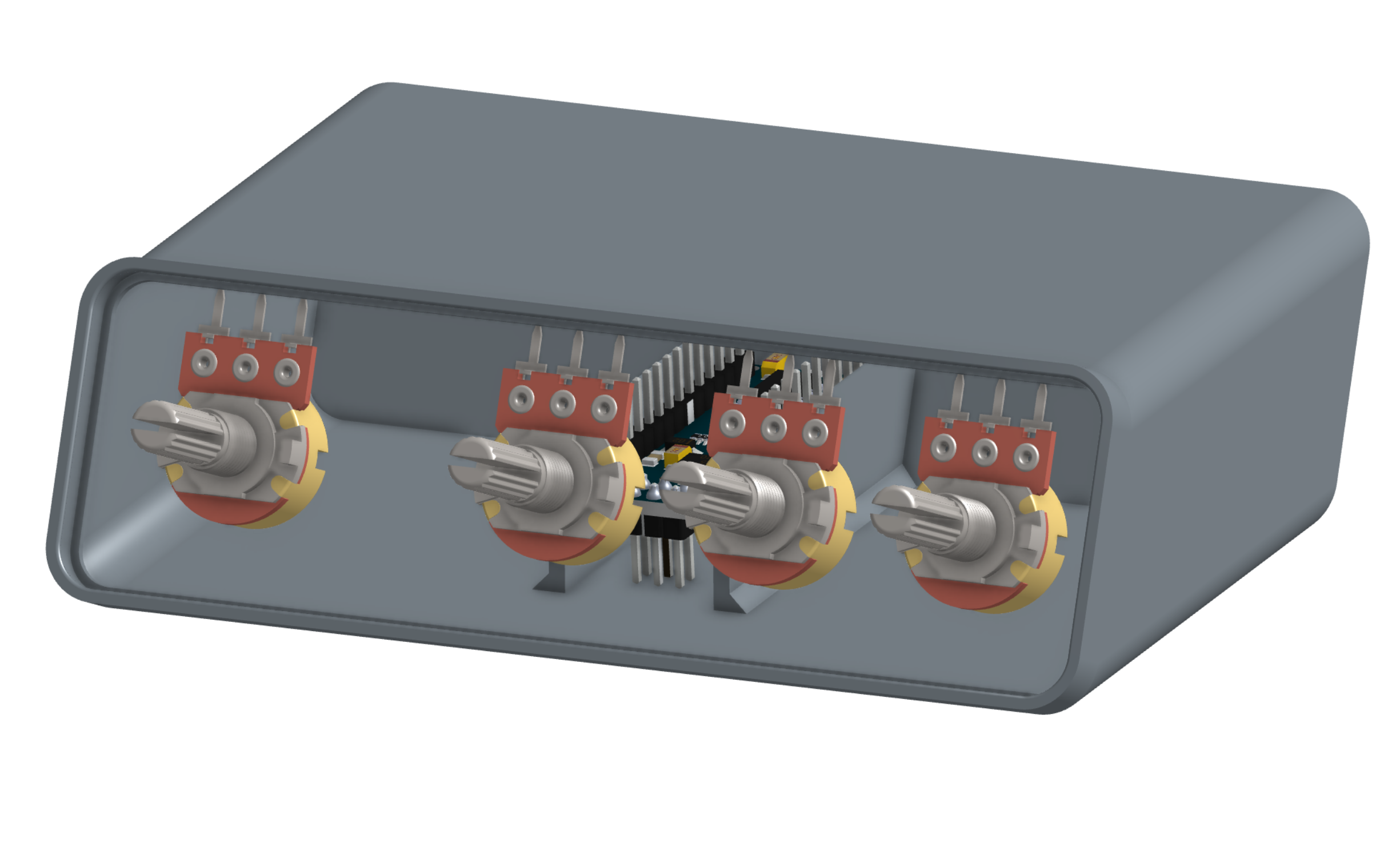 Minimalist PC Volume Control with Arduino - Deej Case by Nahuel ...