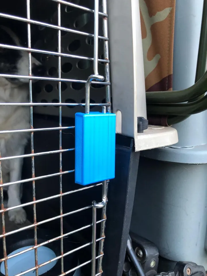 Dog Crate lock cover by Unavengedavo Download free STL model